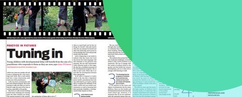 Tuning in to young children with developmental delay