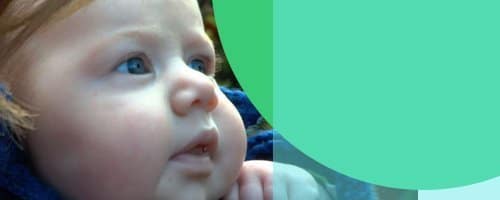 How does vision develop in babies?