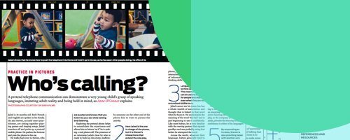How a pretend telephone communication can show a child’s level of thinking